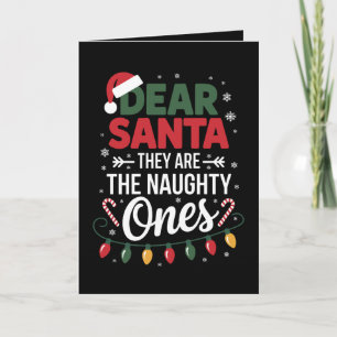 Carte Cher Père Noël Ce Sont Les Vilains Noël
