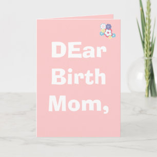 Carte Chère maman de naissance, customisée