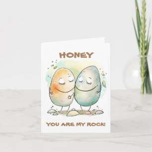 Carte Chéri Tu Es Mon Rock Pun Plaisanterie Humour Anniv