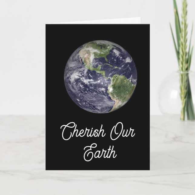 Carte Cherish Our Earth : Blank (Devant)