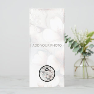 Carte Cherry Blossom Mariage photo Code QR