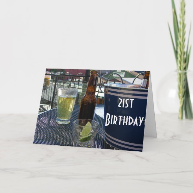 CARTE CHERS - VOUS AVEZ 21 ANS (Devant)