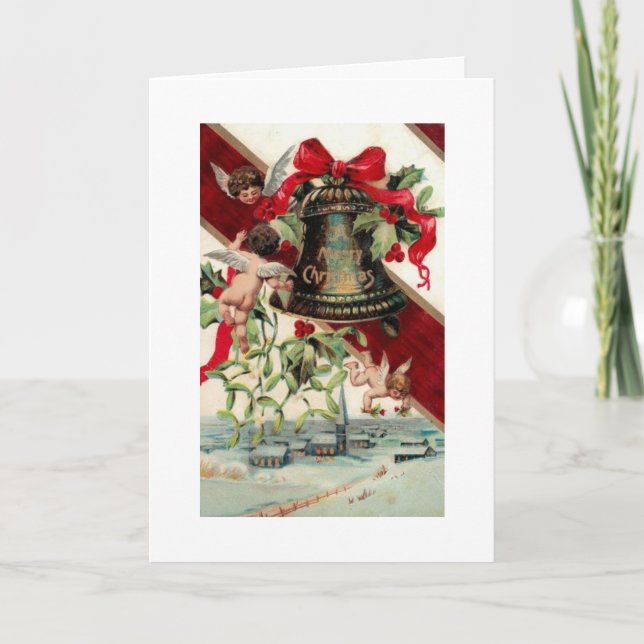 Carte Cherubs de Noël (Devant)