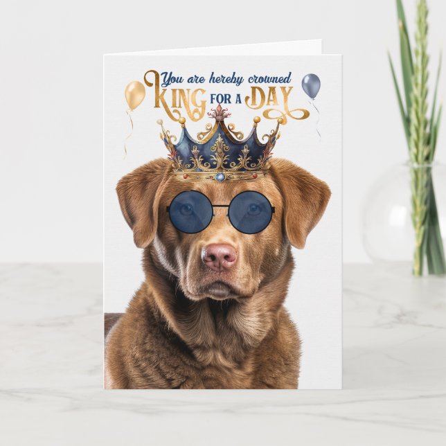 Carte Chesapeake Bay Chien King pour une journée d'anniv (Devant)