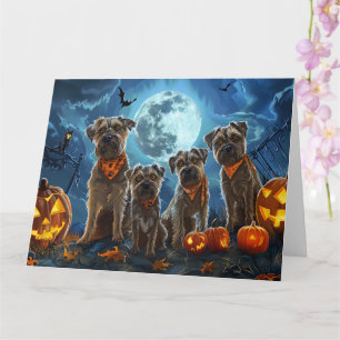 Carte Chesapeake Bay Terrier Halloween Éffrayant
