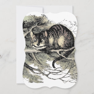 Carte Cheshire Chat Alice Wonderland Classic