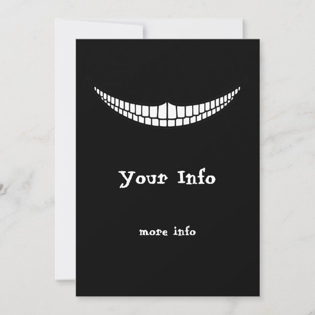 Carte Cheshire Grin (Devant)