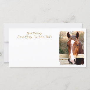 CARTE CHESTNUT HORSE