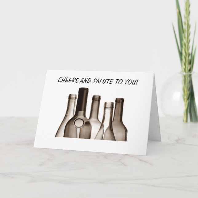 CARTE CHEURS ET SALUT À VOUS / ANNIVERSAIRE FANTASTIQUE (Devant)