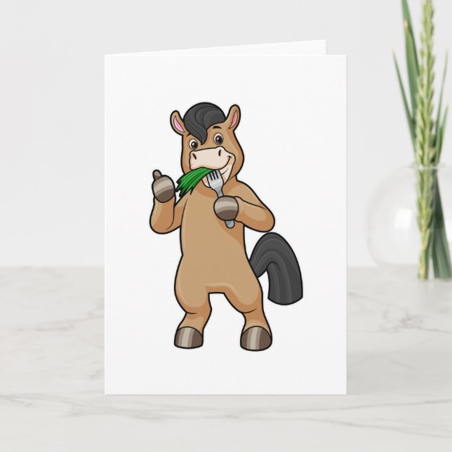 Carte Cheval à Mating Vegan (Devant)
