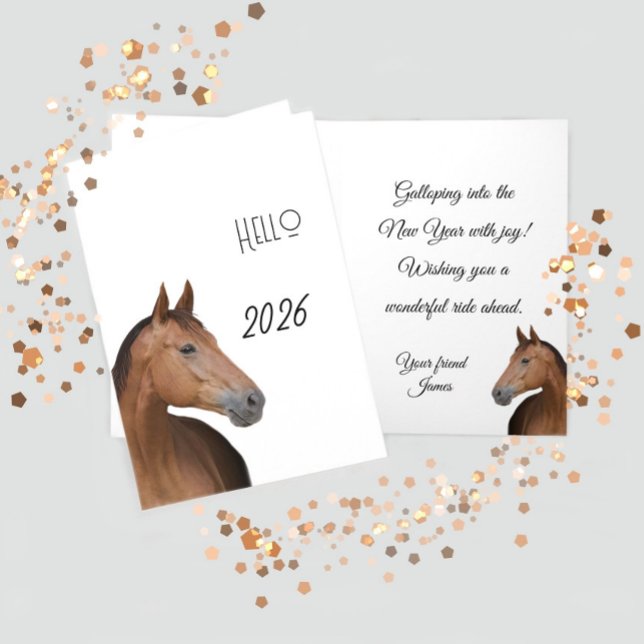 Carte Cheval brun (Créateur téléchargé)