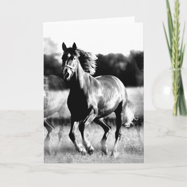 Carte Cheval courant de B&W (Devant)