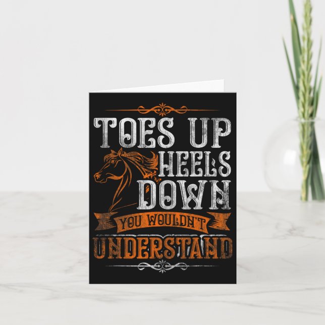 Carte Cheval Cute Riders Dons Équitation (Devant)