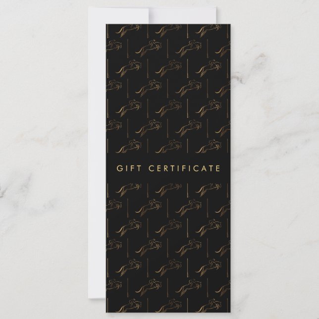 Carte Cheval de saut | Équitation | Entraîneur de chevau (Devant)