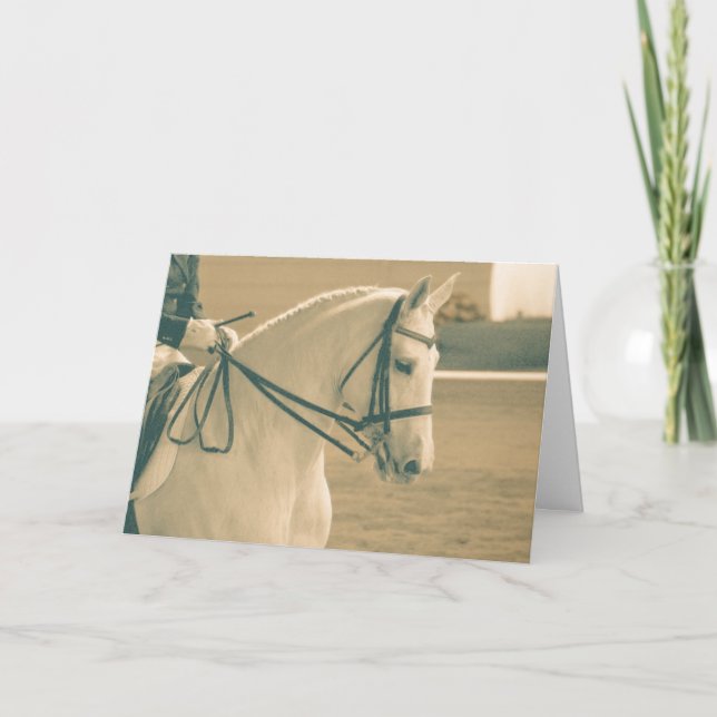 Carte Cheval Dressage (Devant)