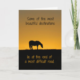Carte Cheval Encouragement Faites confiance à votre cart