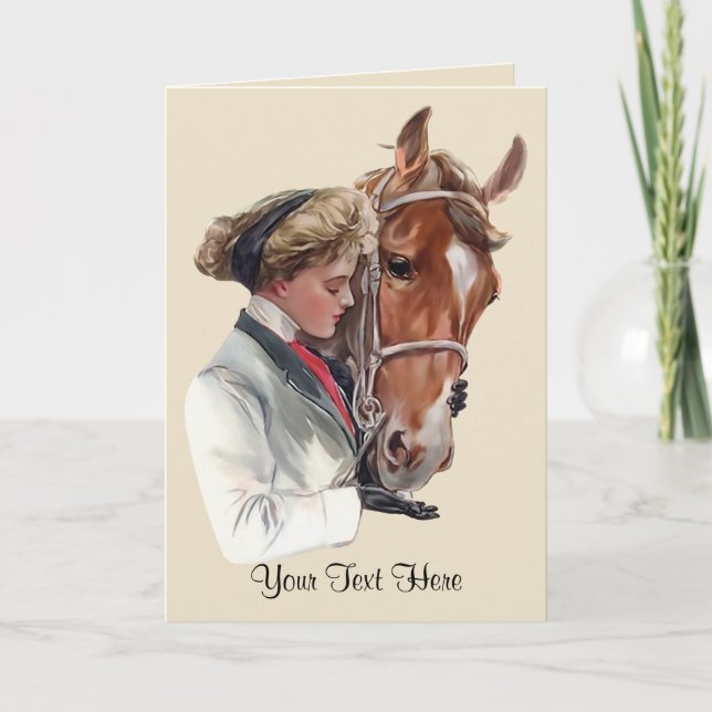 Carte Cheval favori (Devant)