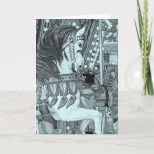 Carte Cheval joyeux teinté