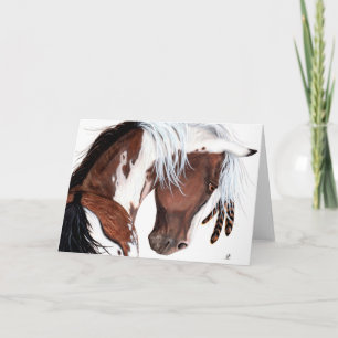 Carte Cheval Majestic Pinto Paint par BiHrLe