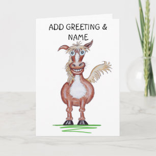 Carte Cheval souriant 