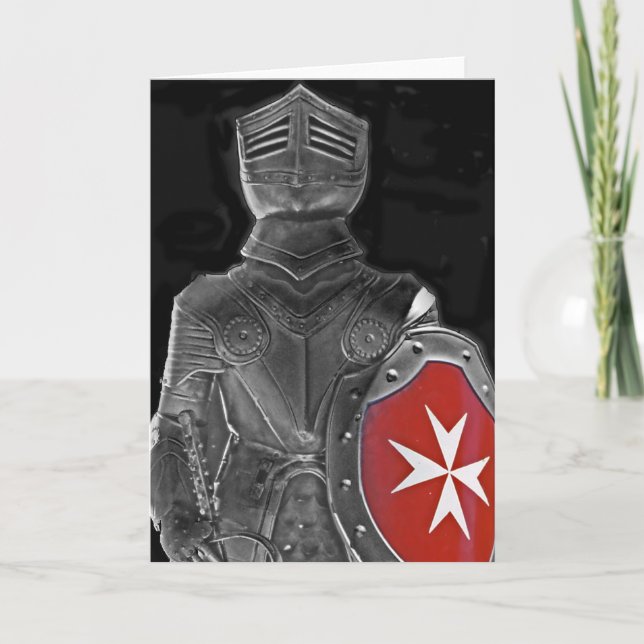 Carte Chevalier de St John, Malte (1) (Devant)