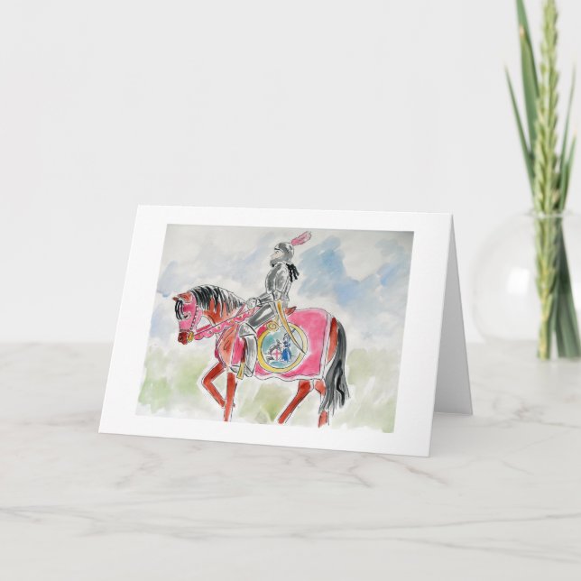 Carte Chevalier en armure brillante (Devant)
