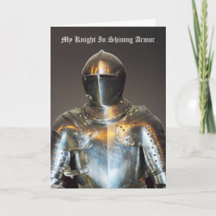 Carte Chevalier En Armure Brillante
