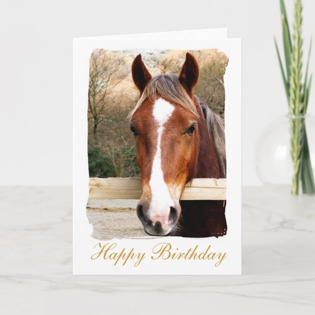 CARTE CHEVAUX (Devant)