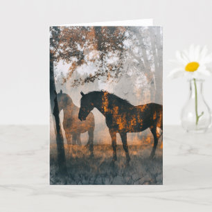 Carte Chevaux à double exposition Toutes les occasions