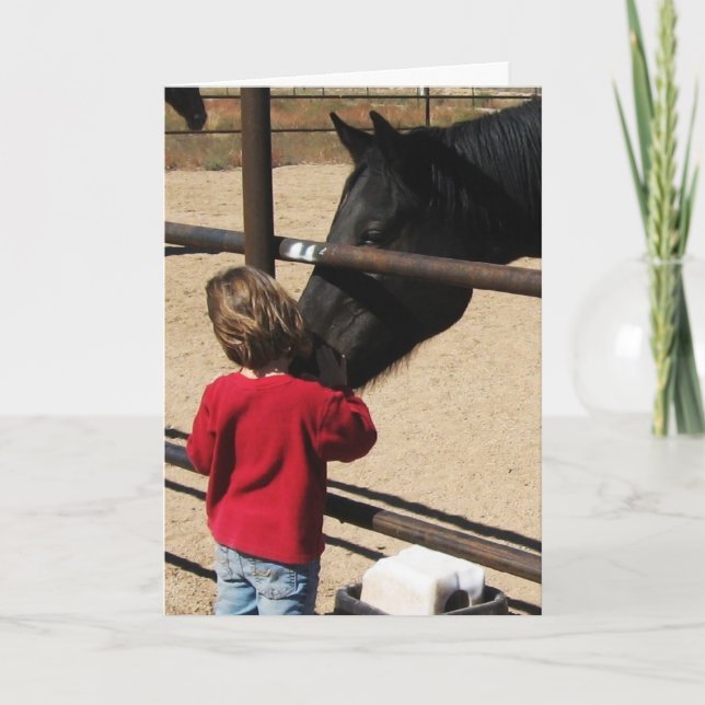 Carte Chevaux contre l'intimidation - Cowboy Parenting (Devant)