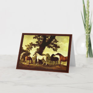 Carte Chevaux Dans Un Paysage Par Stubbs George