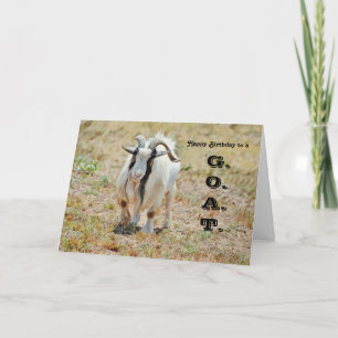 Carte Chèvre mignonne plus grande de tous les temps Cart