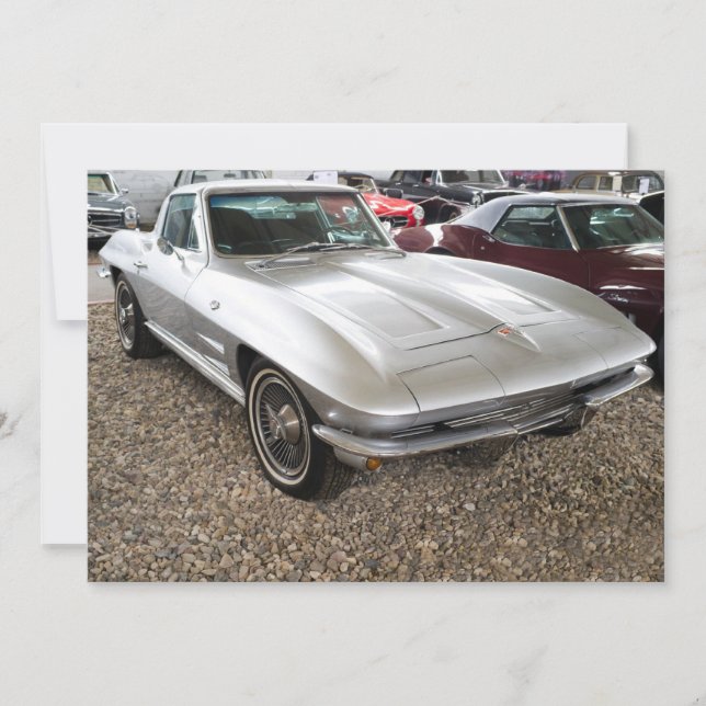 Carte Chevrolet Corvette (Devant)