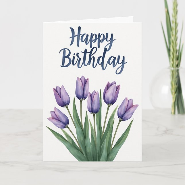 Carte Chevron Elegant Script (Devant)