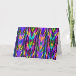 Carte Chevron tribal brillant
