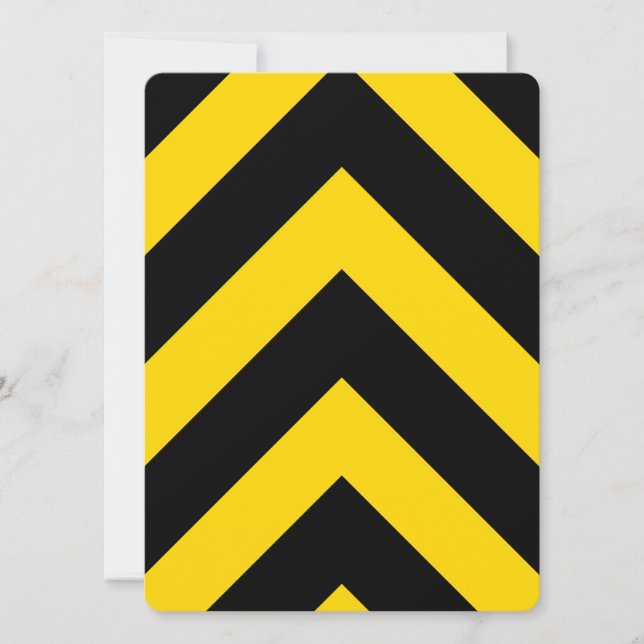 Carte Chevrons audacieux de la route (Devant)