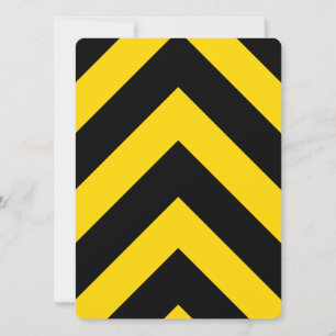 Carte Chevrons audacieux de la route
