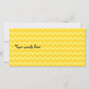 Carte chevrons jaunes