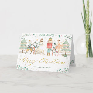 Carte Chic Le Ballet Casse-Noisette Joyeux Noël 