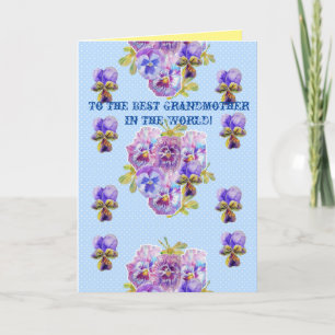 Carte Chic Usé Vous Êtes La Meilleure Grand-Mère