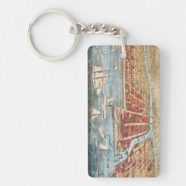 CARTE : CHICAGO, c1857 (Devant)