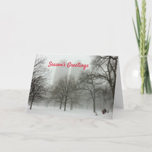 Carte Chicago Christmas Card Bonnes Fêtes Holiday