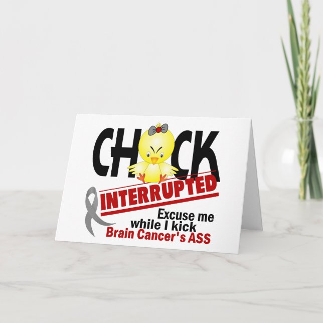 Carte Chick Interrompu 2 Cancer du Cerveau (Devant)