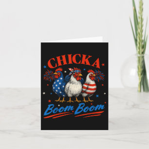 Carte Chicka Boom Boom Funny Patriotic Picken 4e De Ju