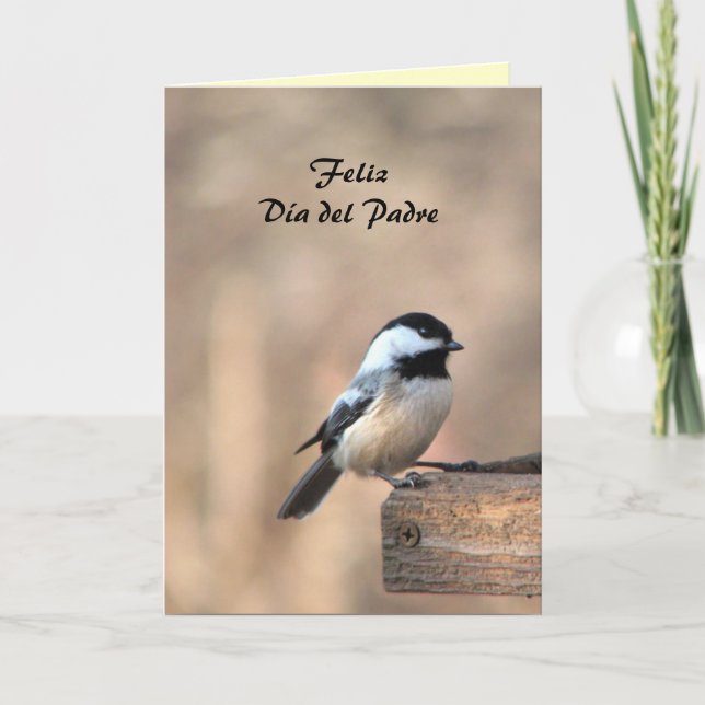 Carte Chickadee Día del Padre (Devant)