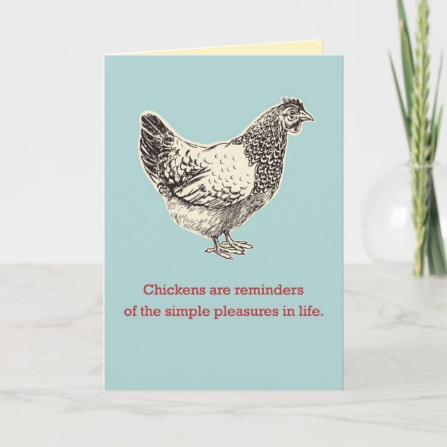 Carte Chicken sympathy (Devant)
