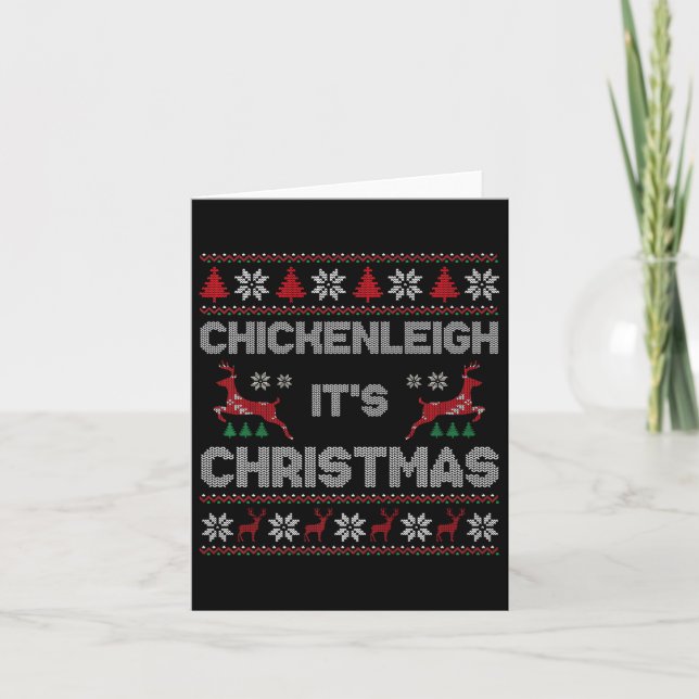Carte Chickenleigh C'est Noël Fantastique Noël Noël Noël (Devant)