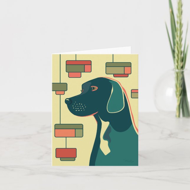 Carte Chien #003 par Phillip Clark ・ PerfectlyHank.com (Devant)