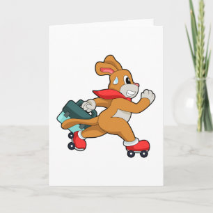 Carte Chien à roulettes