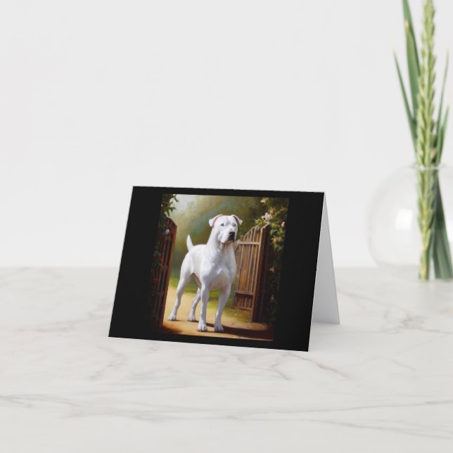 Carte Chien argentin Dogo (Devant)